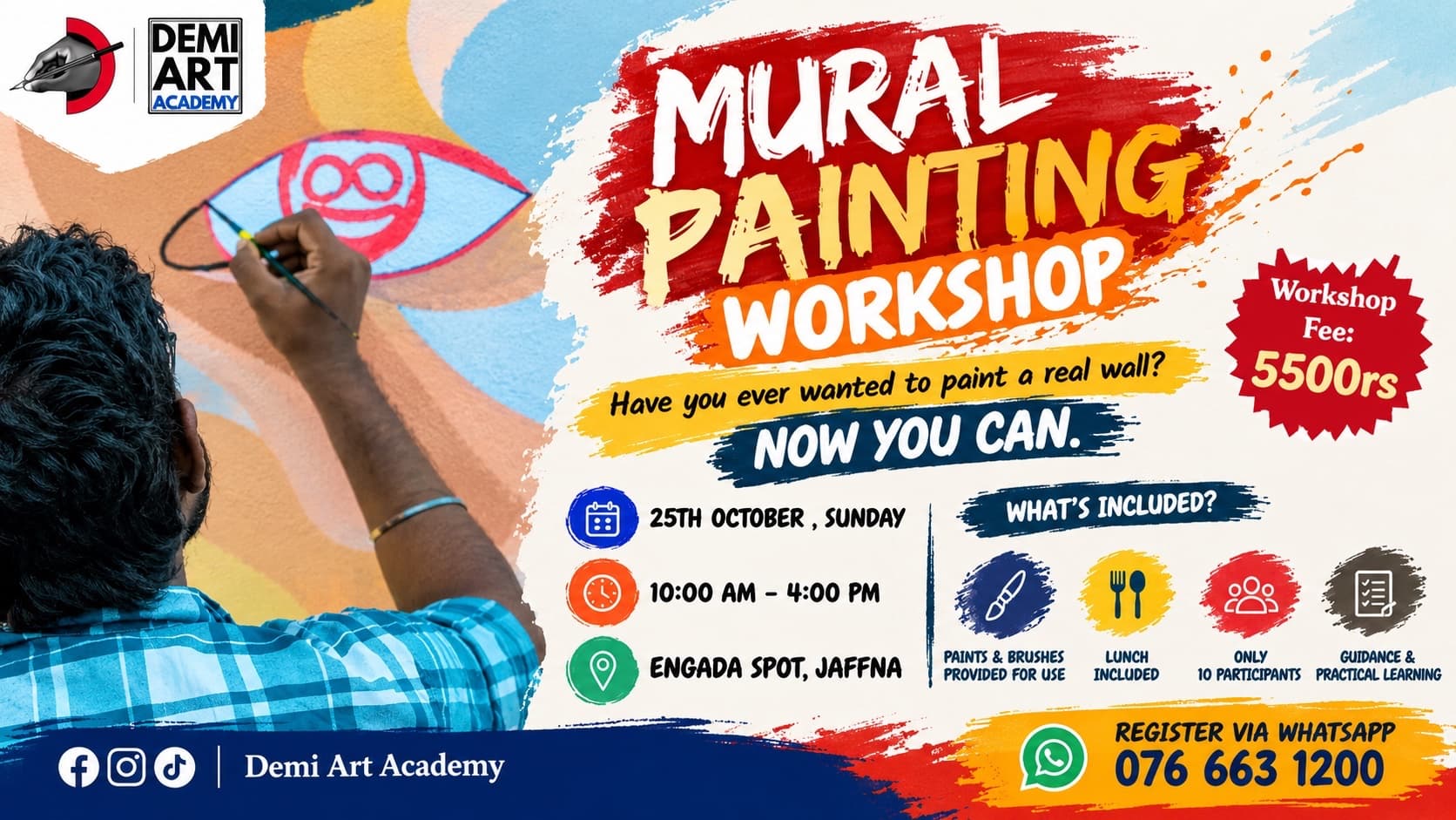 Mural Painting Workshop✍️