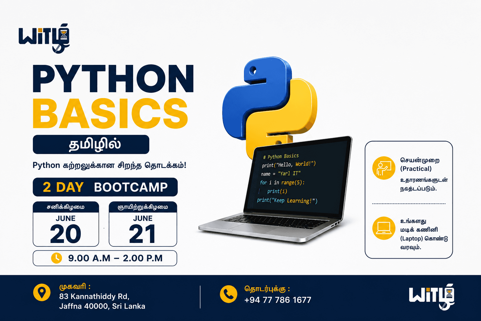 Python Basics Bootcamp