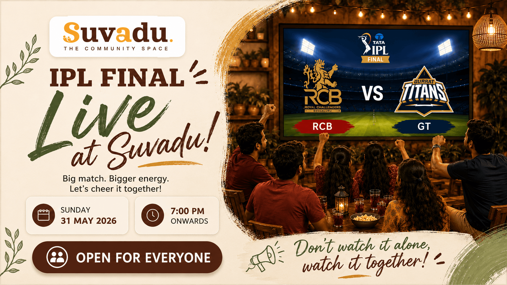 IPL Final Live at Suvadu