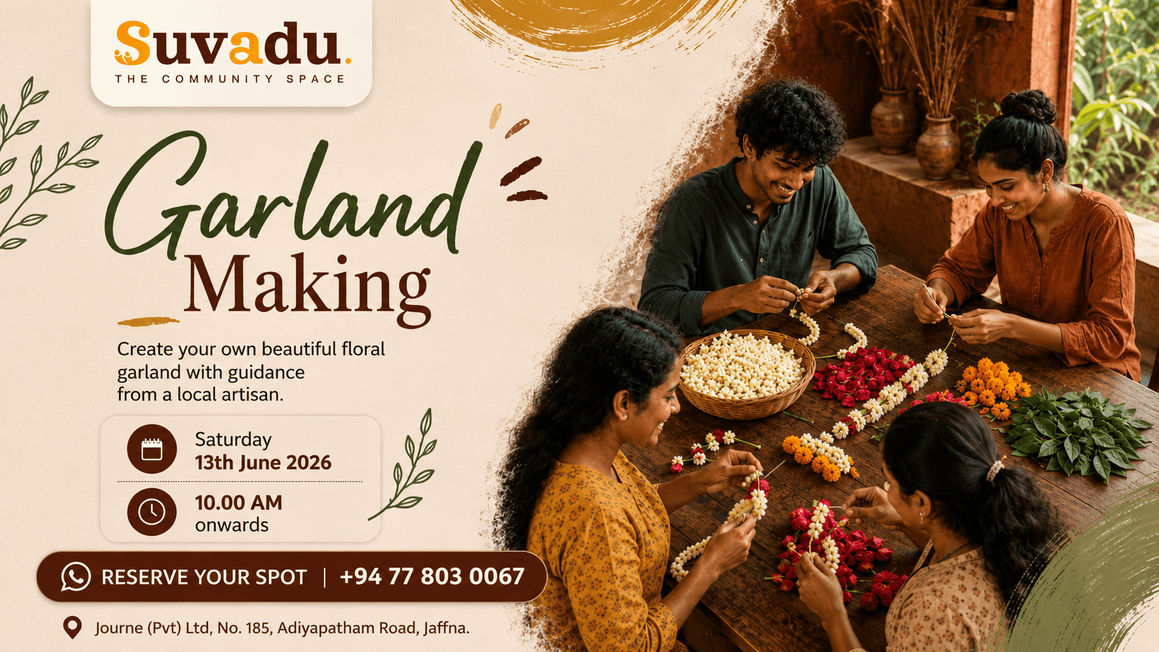Garland Making Workshop